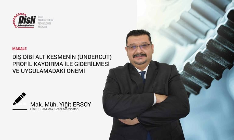Diş dibi alt kesmenin (undercut) profil kaydırma ile giderilmesi ve uygulamadaki önemi