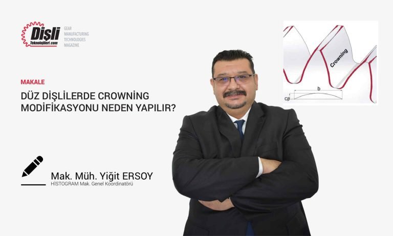 Düz dişlilerde crowning modifikasyonu neden yapılır?