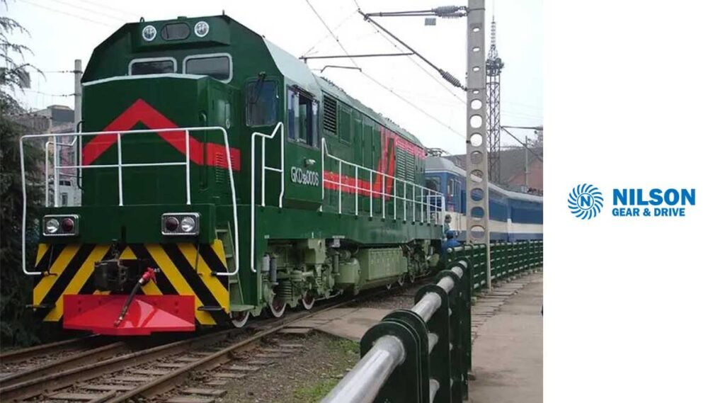 Demir yolu endüstrileri için spiral konik dişli uygulaması