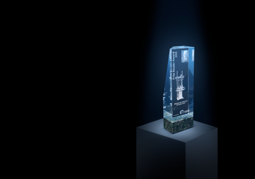 Fritz Studer Award 2026 kupası